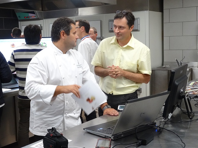 Vincent GUERLAIS, Artisan Chocolatier et Olivier FAIVRE Gérant de la société Lokoa