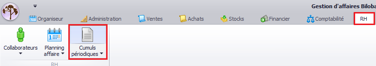 Gestion des absences et congés ERP Biloba