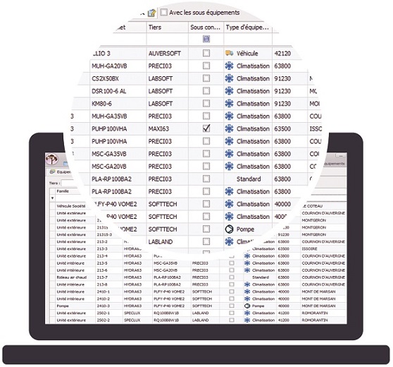 Module maintenance préventive et curative ERP Biloba
